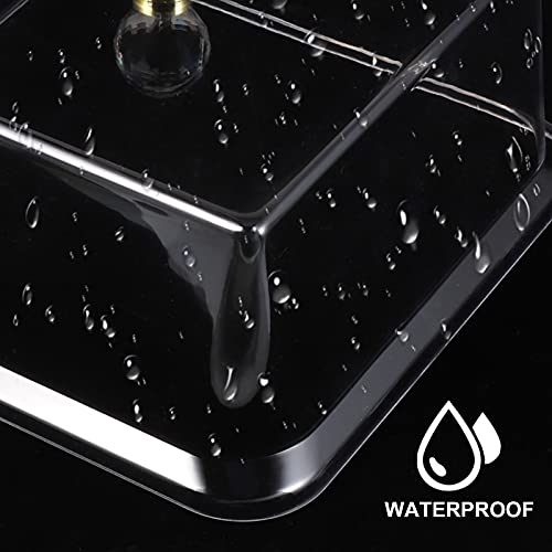 YARDWE Square Clear Cake Cover Lid: Bread Dessert Dish Dust Display Holder Food Plate Tray Platter Cover for Baking Pastry Utensils