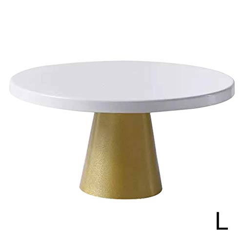 10 Inches Cake Stand Metal Cake Dessert Stand with Base, Round Cupcake Holder, Wedding Birthday Party Pedestal Display Plat