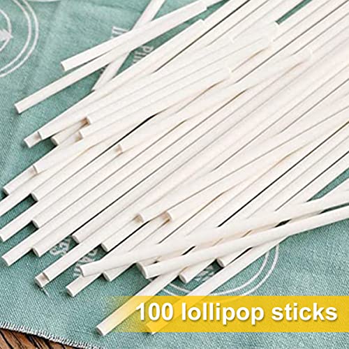 Ihvewuo S9A Lollipop Stand 20 Holes Lollipop Holder with 100 Lollipop Sticks Transparent Lollipop Display Curved Cake Pop Lollipop Shelf for Wedding Baby Shower Birthday Party Decoration