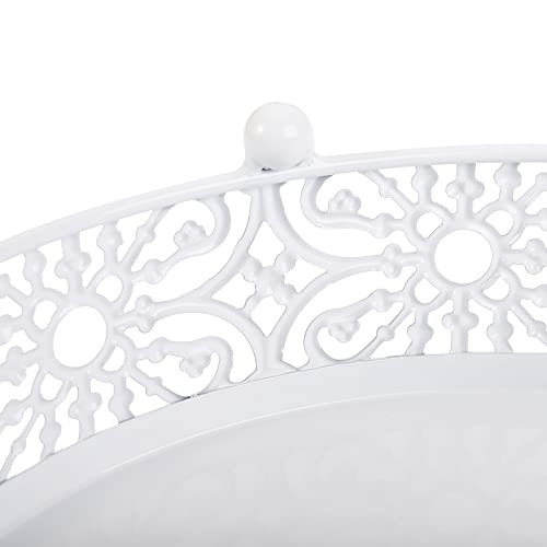 Hedume 3-Piece Cake Stand Set, Round Metal Cake Stands, Dessert Cupcake Stands, Cupcake Pastry Candy Plate for Wedding, Event, Birthday Party