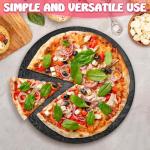 Black Round Tray 12 Inch Cardboard Circles Black Cake Board Cake Drum Wrap Covering Display Board Round Cardboard Cake Rounds - BURIUS