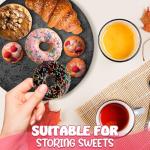 Black Round Tray 12 Inch Cardboard Circles Black Cake Board Cake Drum Wrap Covering Display Board Round Cardboard Cake Rounds - BURIUS