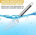 Pie Server Spatula and Cake Cutter Slicer, Stainless Steel Set - Kitchen Essentials for Cutting & Serving Desserts, Brownies, Lasagna