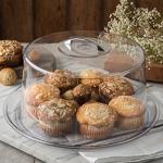 Carlisle FoodService Products 251207 Shatterproof 12" Cake Cover / Dome, 6.5" Tall