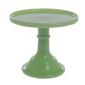 Jadeite 6" Glass Cake Stand - By Mosser Glass