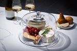 Cake Plate - with Dome - Classic Clear Collection - for Cake - Cheese - Fruit - Plate is 13" Diameter - Dome is 11.5" Diameter - Made in Europe - by Barski