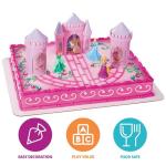 DECOPAC Disney Princess Happily Ever After Signature DecoSet Cake Topper, 4.8" L x 2.5" W x 6" H, Pink