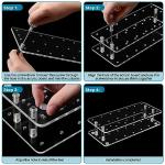 Goabroa Cake Pop Stand, 21 Holes Clear Acrylic Cakepops Display Stand, Visually Appealing Transparent 21 Holders Party Cake pop Lollipop Stand