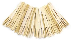 Norpro Bamboo Party Forks, 72 Pieces