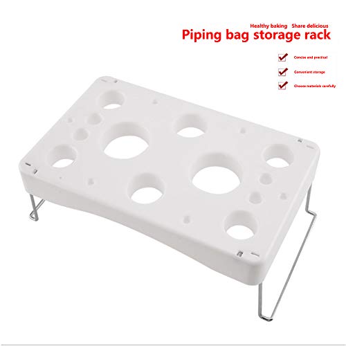 LEILIN Piping bag shelf Cake Decorating Icing Bag Stand 12-Cavity Cream bag holder