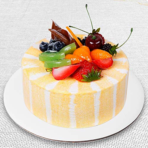 ONE MORE [25pcs] 12" White Cakeboard Round,Disposable Cake Circle Base Boards Cake Plate platter 12 inch,Pack of 25