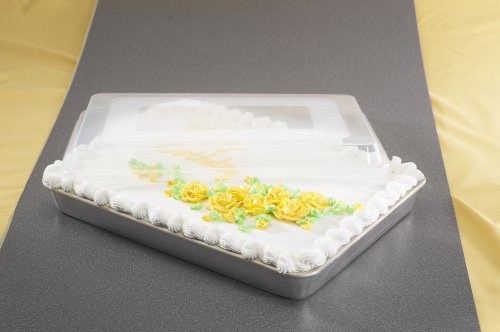 Nordic Ware Natural High Sided Sheet Cake Pan, Silver