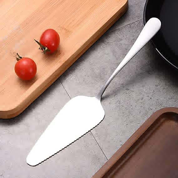 Alitopo Pie Servers, Stainless Steel Dessert Pastry Pie Cake Servers for Celebration Party Wedding Home or More, Silver (8.9inch)