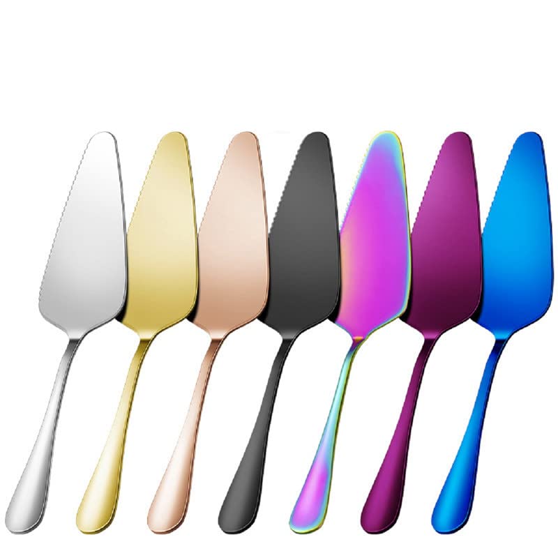 Alitopo Pie Servers, Stainless Steel Dessert Pastry Pie Cake Servers for Celebration Party Wedding Home or More, Silver (8.9inch)