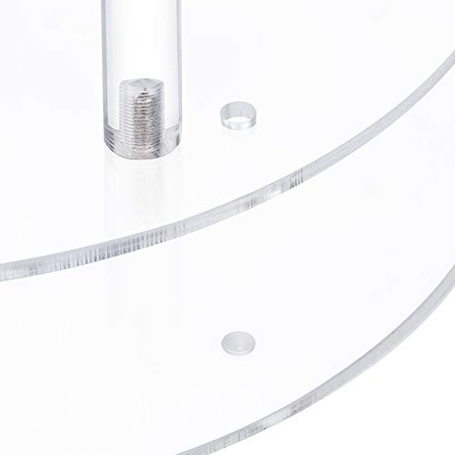 YestBuy Cake Pop Display Stand, 16 Hole Cake Pop Holder, Lollipop Holder for Weddings, Birthday Parties, Anniversaries Gift, Candy Decorative (Clear)