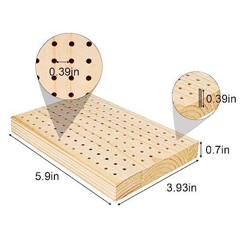 ZAORD 2 Pcak Wooden Cake Pop Stand, 126 Holes Rectangular Cake Pop Holder, Lollipop Cake Stands for Party, Weddings, Baby Showers, Anniversaries Gift