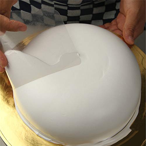 5PCS Flexible Transparent Plastic Cake Scraper Smoother for Bread Pastry Chef Bakery Cake Decorating Supplies