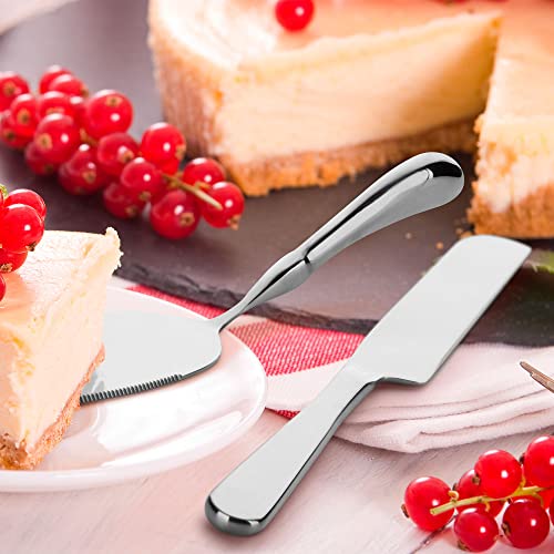 Terra Artisan Wedding Knife Server Set (2 Pieces), Stainless Steel, Comes with Silver Cake Knife and Matching Server, Perfect For Weddings, Birthdays, Cake Cutting Set Comes in a giftable box.
