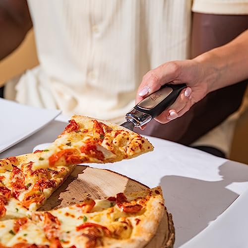 BellTom Pie Server. A Cake and Pastry Spatula - Strong Food-Grade Stainless Steel Cake Slicer and Pie Cutter. Our Pie Servers look great too. BellTom metal pie knife for serving a perfect slice.