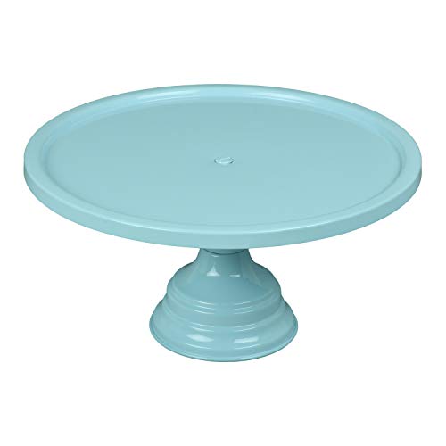 Cake Stand, Hand Crafted Iron Metal with Blue Color Coated, GiftBay Creations® 13 Inch Sturdy Professional Quality Metal Stand