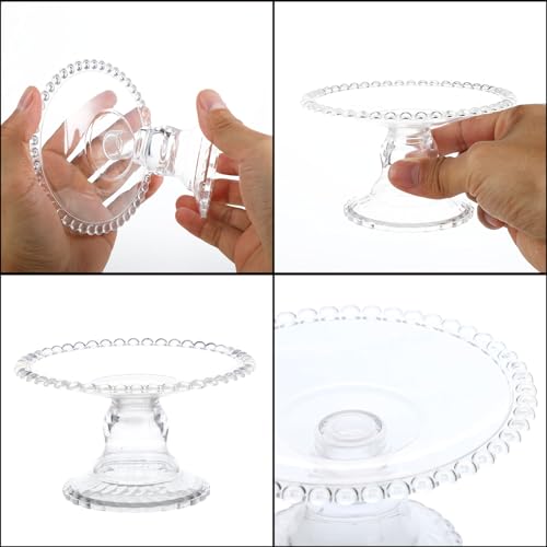 12pc Cupcake Serving Plate Stand Display (Clear)