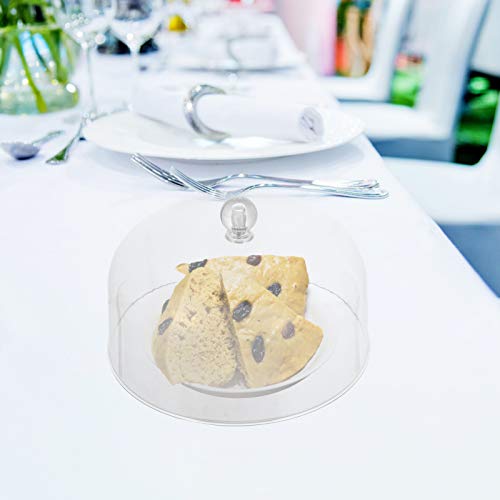 Cake Display Cake Dome- Proof Transparent Dessert Dome Plastic Food for Serving Platter Cake Plate Kitchen Dining food glass dome Rooms cake dome
