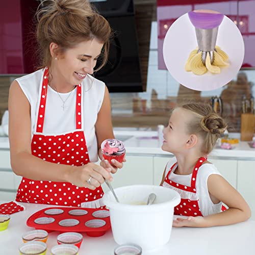 3pcs Russian Piping Tips Stainless Steel Russian Piping Ball Tips Frosting Icing Piping Nozzles Set Flower Cake Decorating Tips Kit for DIY Baking Cake Decorating Supplies