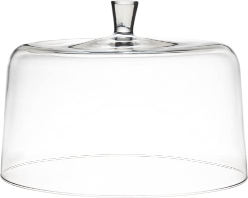 Barski - Euorpean Quality Glass - Extra Large Glass - Clear - Cake Dome - 11.5" Diameter - Made in Europe