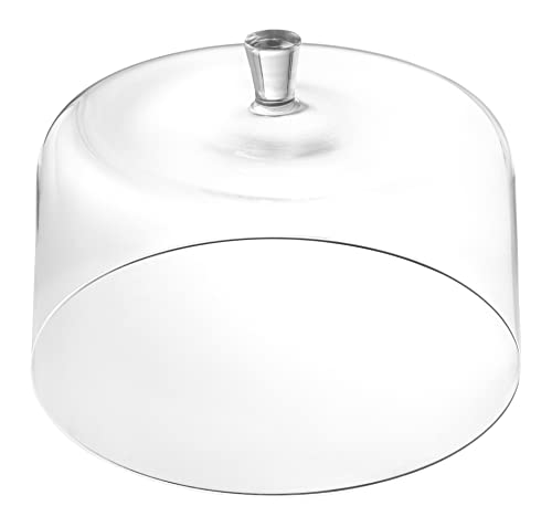 Barski - Euorpean Quality Glass - Extra Large Glass - Clear - Cake Dome - 11.5" Diameter - Made in Europe