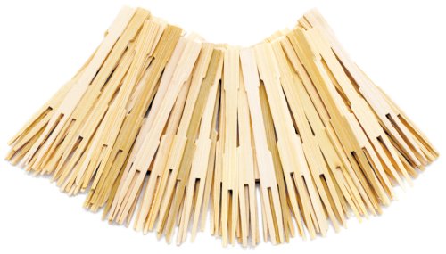 Norpro Bamboo Party Forks, 72 Pieces