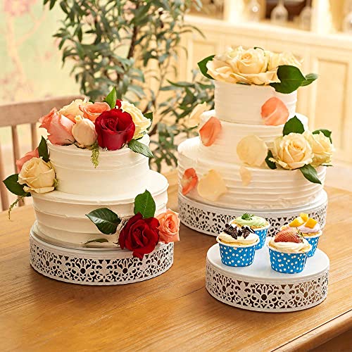 Cake Stand Set, Weharnar Cake Holder Dessert Stand for Wedding Birthday Party Christmas Baby Shower,Cake Stands 12 inch/10 inch/8 inch