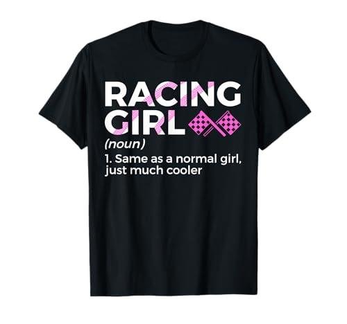 Racing Girl Definition T-Shirt for Car Lovers