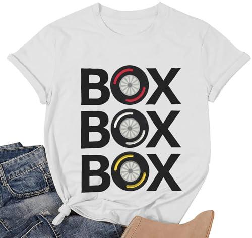 Women’s Race Day Graphic T-Shirt - Box-Box Design