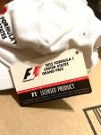 F1 Grand Prix Vintage Adjustable White Cap