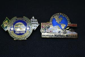 Ayrton Senna Vintage Formula One Racing Pins