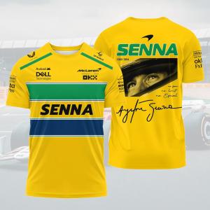 Ayrton Senna McLaren F1 Signature Fan Gift
