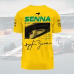 Ayrton Senna McLaren F1 Signature Fan Gift