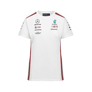 Mercedes AMG Petronas Formula One Team - Womens 2023 Team T-Shirt - White - Size: M