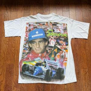 Ayrton Senna Vintage Memorial Formula One T-Shirt