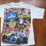 Ayrton Senna Vintage Memorial Formula One T-Shirt