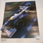 1996 F1 Racing Car Damon Hill Signed Memorabilia