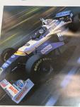 1996 F1 Racing Car Damon Hill Signed Memorabilia