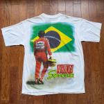 Ayrton Senna Vintage Memorial Formula One T-Shirt