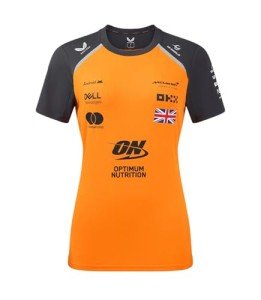 Castore McLaren F1 Women's 2025 Lando Norris Team Drivers T-Shirt (Autumn Glory, S)