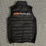 Women’s Formula 1 Black Full Zip Puffer Vest