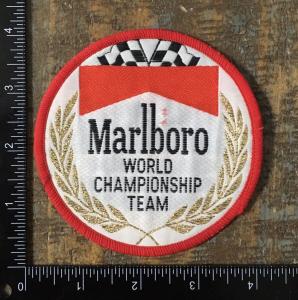 Vintage Marlboro F1 Racing Team Woven Patch
