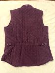 Women's Purple Grand Prix Quilted Vest Size L