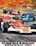 1976 United States Grand Prix Watkins Glen Poster