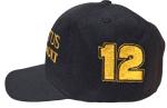 Ayrton Senna Black Vintage JPS Baseball Cap