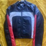 Women's Black Lambskin Leather Racing Jacket